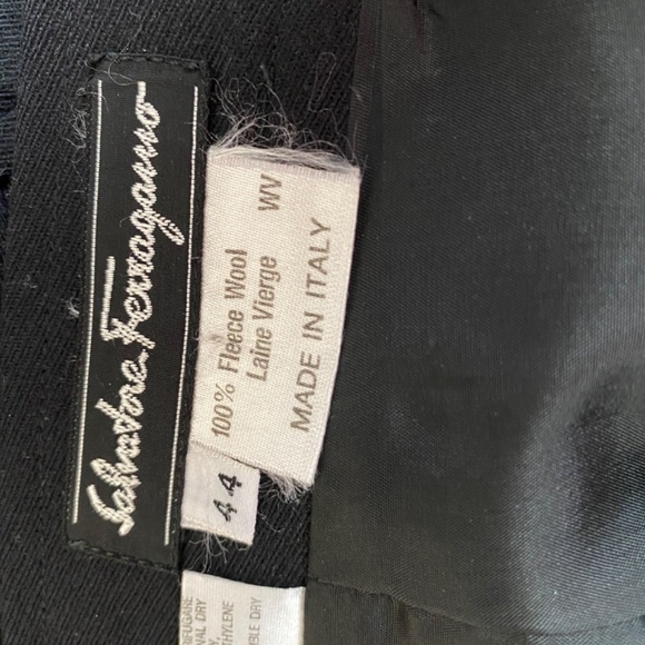 Black wool lined skirt - Picture 4 of 4